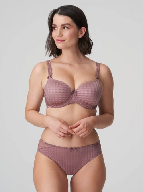 Madison padded bra, satin taupe