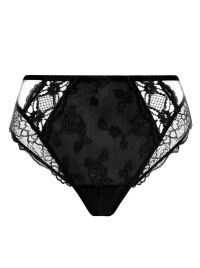 Sublime en Dentelle slip a vita alta, nero