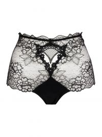 Sublime en Dentelle shorty, black