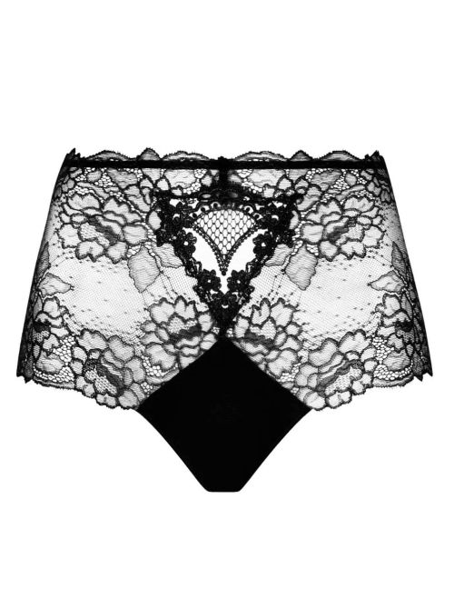 Sublime en Dentelle shorty, nero
